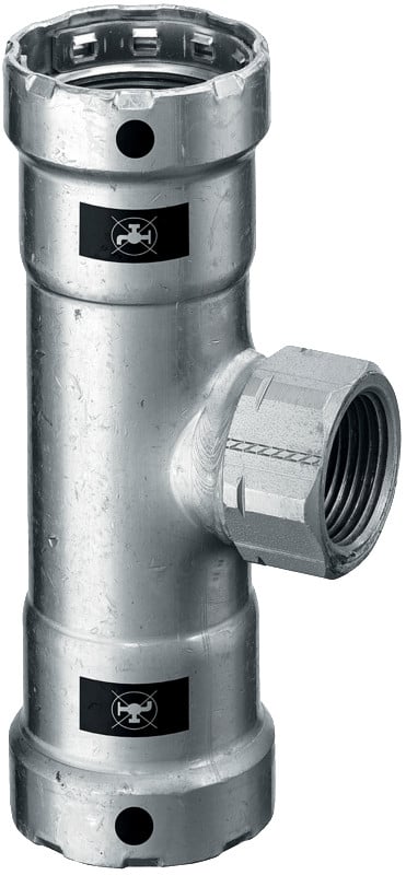 Megapress T-stykke 1" x 34" x 1" presmfsc/g - Viega - Megapress T-stykke 1" x 34" x 1" presmfsc/g - Billede 2