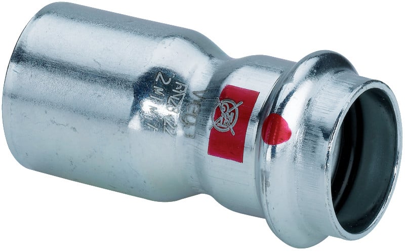 Prestabo XL reduktion 88,9 x 54 mm forzinket stål - Viega - Prestabo XL reduktion 88,9 x 54 mm forzinket stål - Billede 2