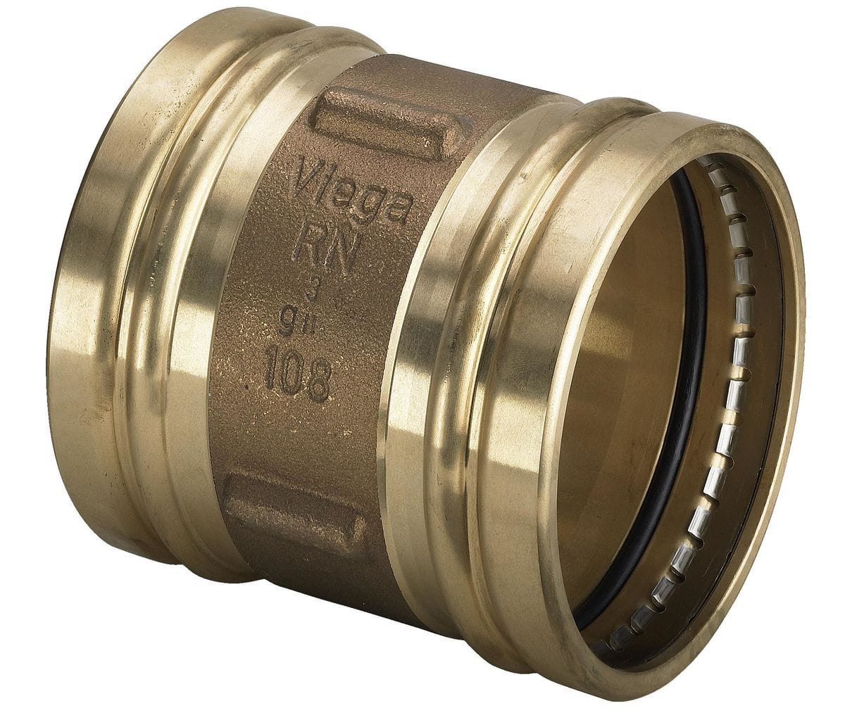 Sanpress XL muffe 76,1 mm rødgods - Viega - Sanpress XL muffe 76,1 mm rødgods