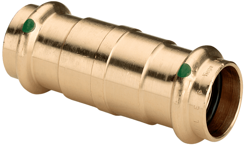 Sanpress skydemuffe 42 mm rødgods - Viega - Sanpress skydemuffe 42 mm rødgods
