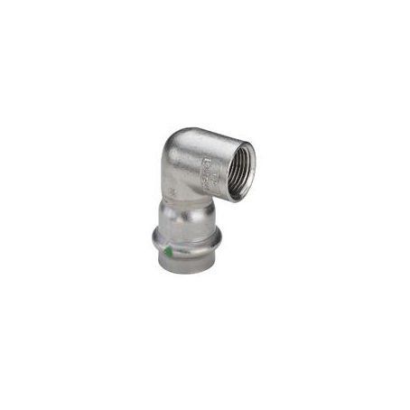 Viega Sanpress Inox overgangsvinkel 90° 18 x 1/2 Rustfritstål / blank - Viega - Viega Sanpress Inox overgangsvinkel 90° 18 x 1/2 Rustfritstål / blank
