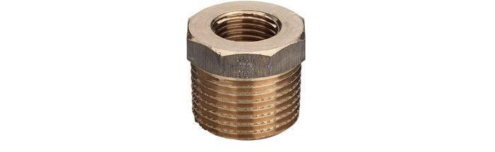 Viega nippelmuffe 2 1/2" x 2" rødgods