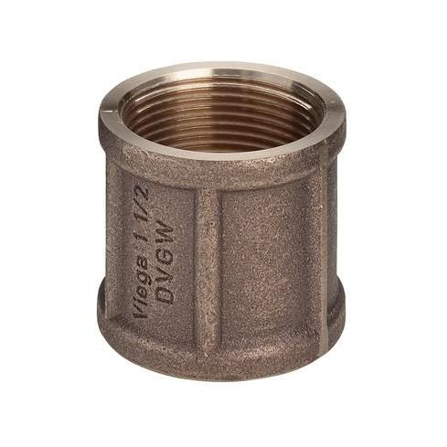 Viega muffe 3/4" rødgods