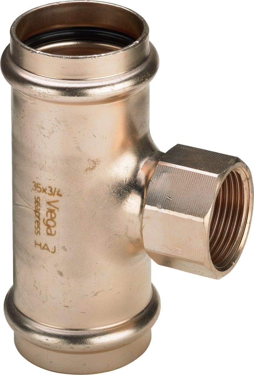 Seapress T-stykke 54 x 3/4" x 54 mm