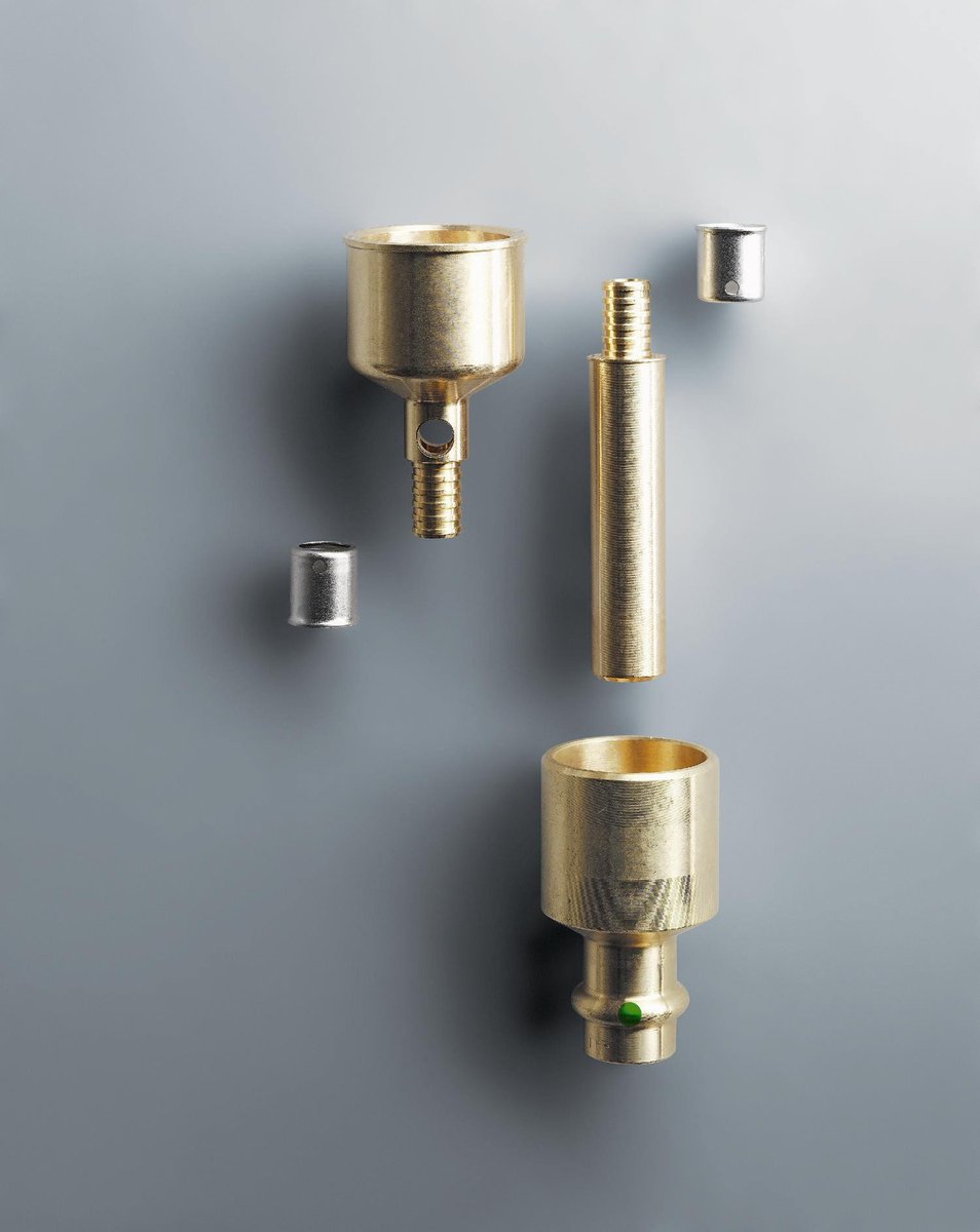 Smartloop tilslutningssæt 28/35 x 12 mm rødgods - Viega - Smartloop tilslutningssæt 28/35 x 12 mm rødgods - Billede 2