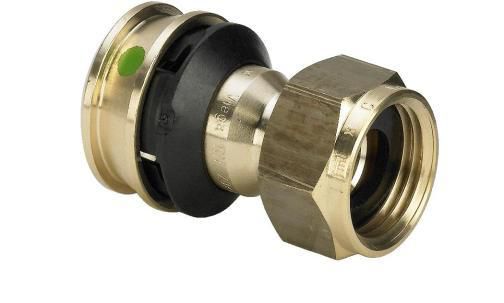 Raxofix tilslutningsforskruning 32 x 1 1/4" rødgods