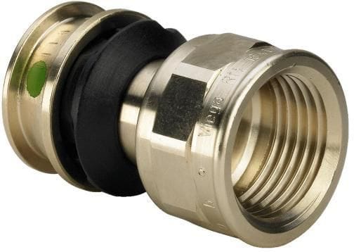 Raxofix overgang 25 x 3/4" muffe/muffe rødgods