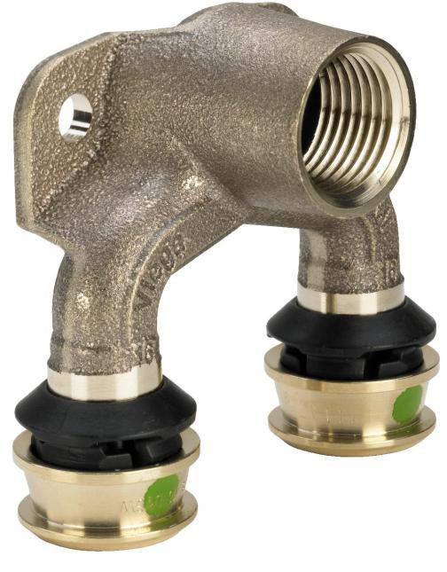 Raxofix dækvinkel dobbelt 25 x 1/2" x 25 mm rødgods