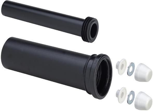 Viega tilslutningssæt DN90 x 400 mm kunststof/sort