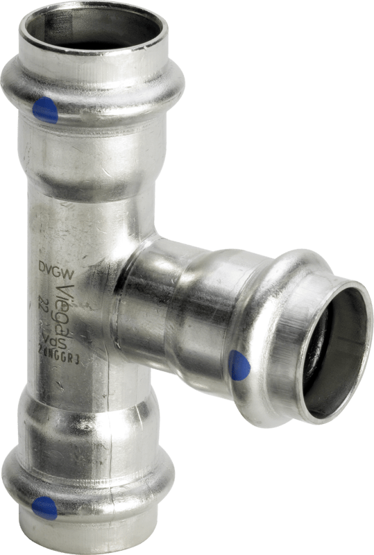 Viega Sanpress Inox LF T-stykke 35 x 18 x 35 mm