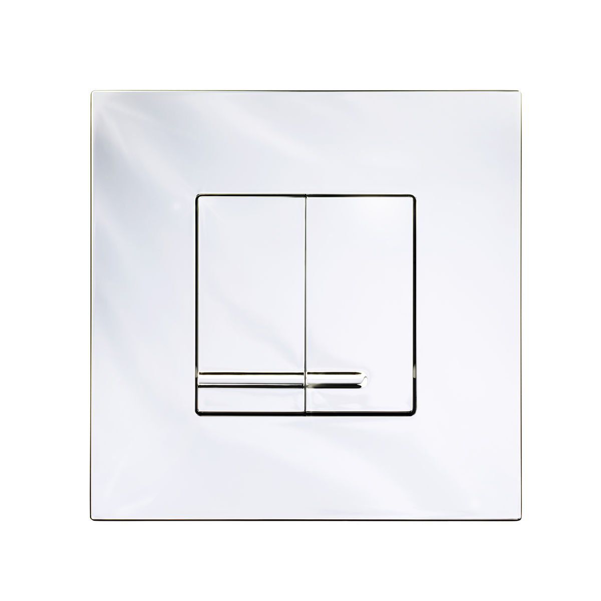 Gustavsberg Triomont XS front duo, blank krom