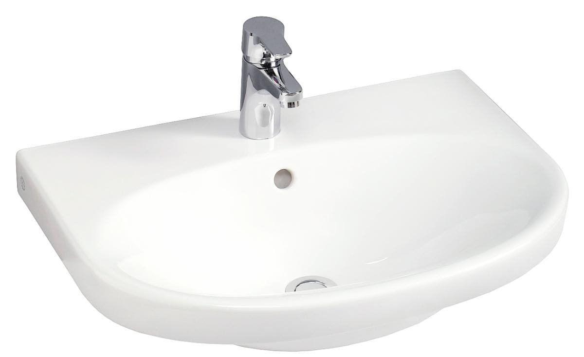 Gustavsberg 5556 Nautic håndvask 560 x 430 mm, t/bolt/bæring, hvid