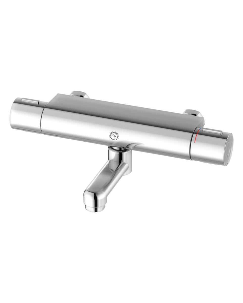GBG Ny Nautic termostat badekar cc150mm udl ned krom