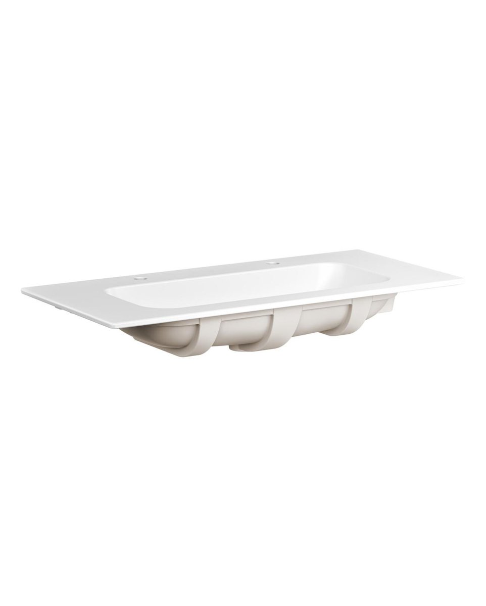 GBG Artic møbelvask 100cm 2hh mat hvid