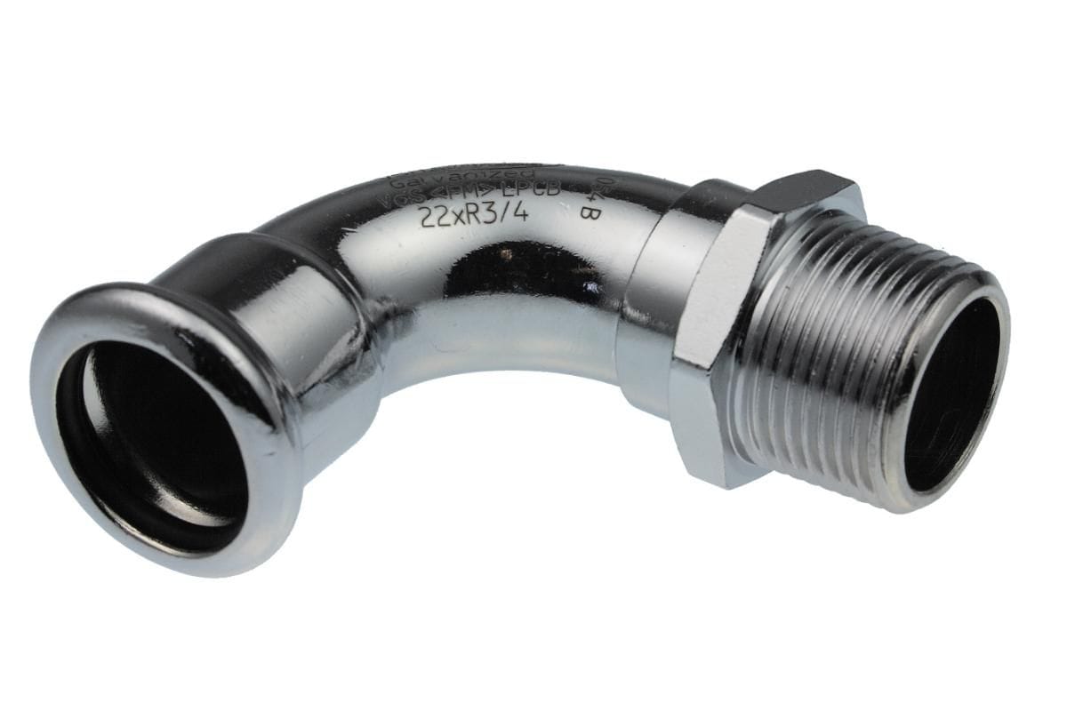VSH bøjning 90° muffe/nippel 42 mm x 11/2 fz - Vsh Fabrieken - VSH bøjning 90° muffe/nippel 42 mm x 11/2 fz