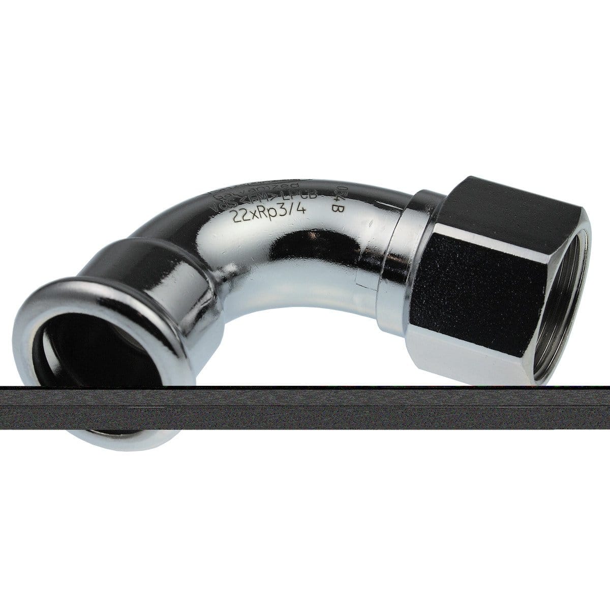 VSH bøjning 90° muffe/muffe 28 mm X 1/2 fz - Vsh Fabrieken - VSH bøjning 90° muffe/muffe 28 mm X 1/2 fz - Billede 2