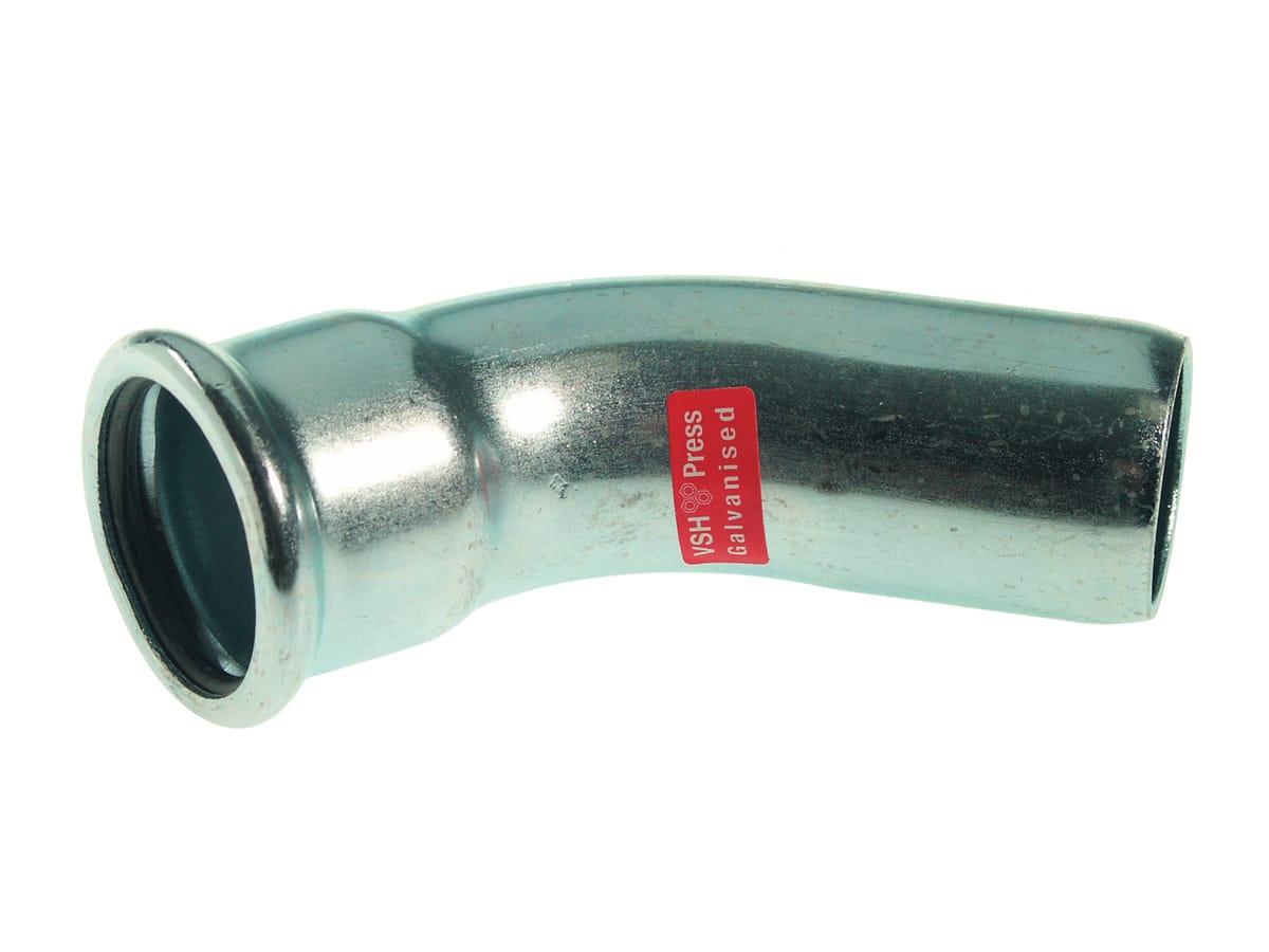 VSH bøjning 45° muffe/nippel 76,1 mm fz - Vsh Fabrieken - VSH bøjning 45° muffe/nippel 76,1 mm fz - Billede 3