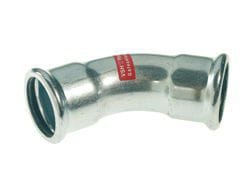 VSH bøjning 45° muffe/muffe 76,1 mm fz - Vsh Fabrieken - VSH bøjning 45° muffe/muffe 76,1 mm fz