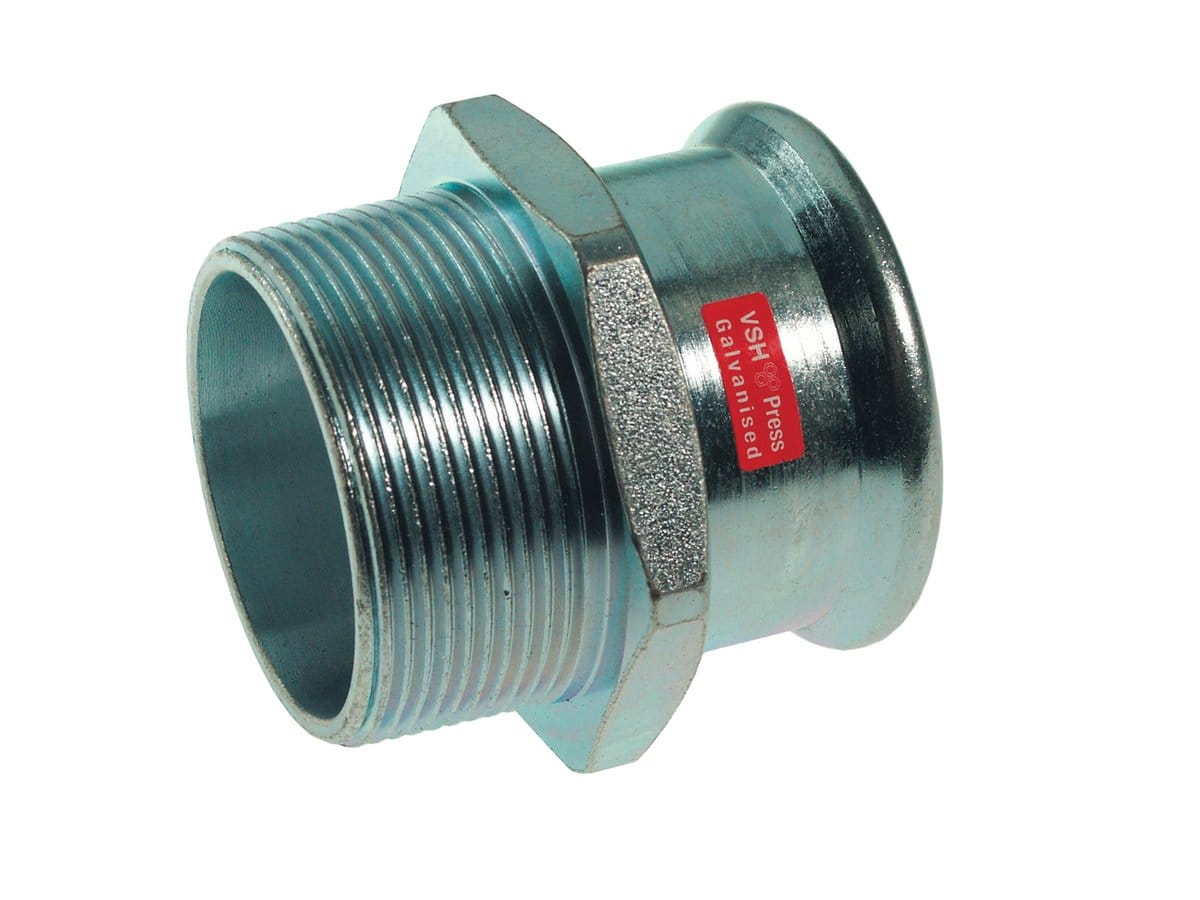 VSH overgang muffe/nippel 22 mm X 1 fz - Vsh Fabrieken - VSH overgang muffe/nippel 22 mm X 1 fz - Billede 2