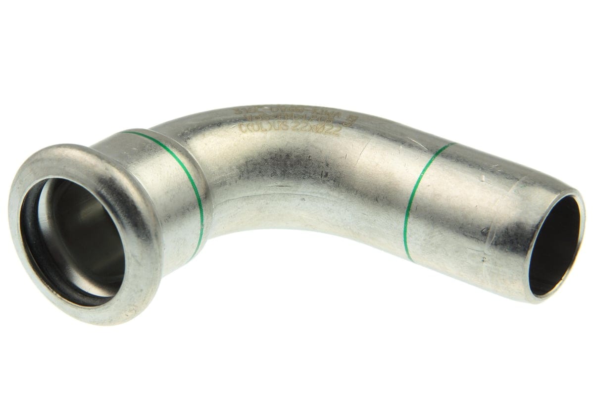 VSH bøjning 90° muffe/nippel 28 mm syrefast - Vsh Fabrieken - VSH bøjning 90° muffe/nippel 28 mm syrefast - Billede 2