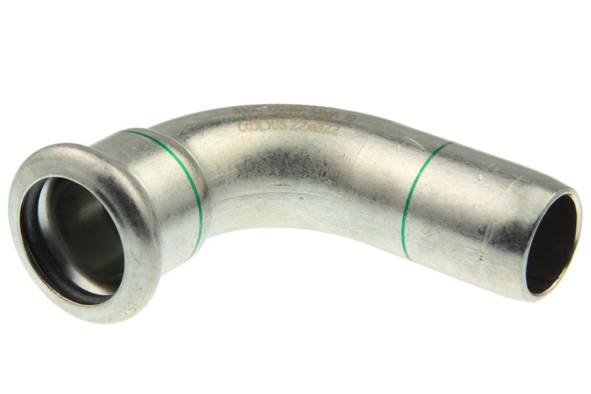 VSH bøjning 90° muffe/nippel 28 mm syrefast - Vsh Fabrieken - VSH bøjning 90° muffe/nippel 28 mm syrefast