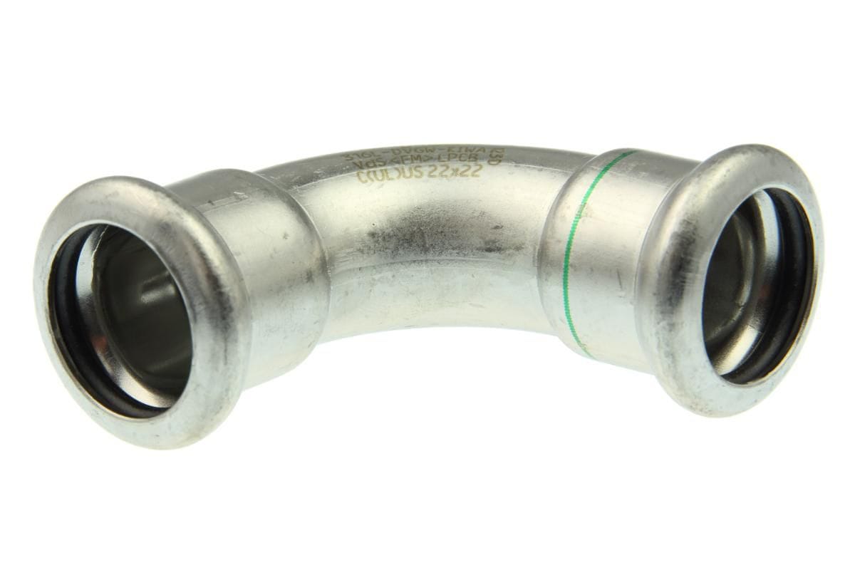 VSH bøjning 90° muffe/muffe 28 mm syrefast - Vsh Fabrieken - VSH bøjning 90° muffe/muffe 28 mm syrefast