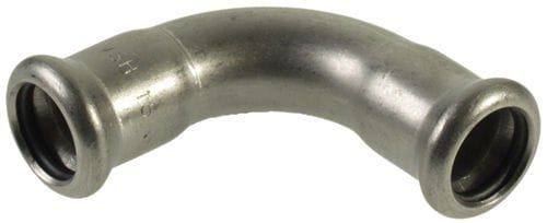 VSH bøjning 90° muffe/muffe 88,9 mm syrefast - Vsh Fabrieken - VSH bøjning 90° muffe/muffe 88,9 mm syrefast