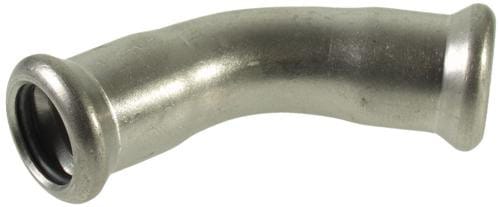 Bøjning vsh 45° muffe/muffe 108 mm syrefast - Vsh Fabrieken - Bøjning vsh 45° muffe/muffe 108 mm syrefast - Billede 2