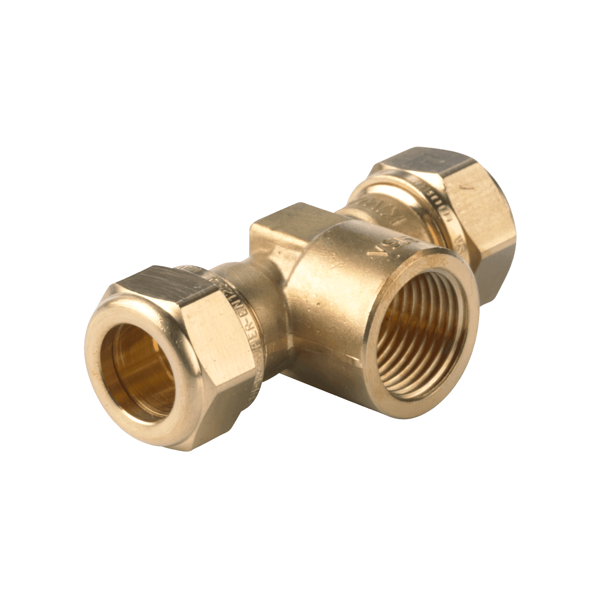 VSH kompression tee muffe 22 mm X 1/2X22 mm