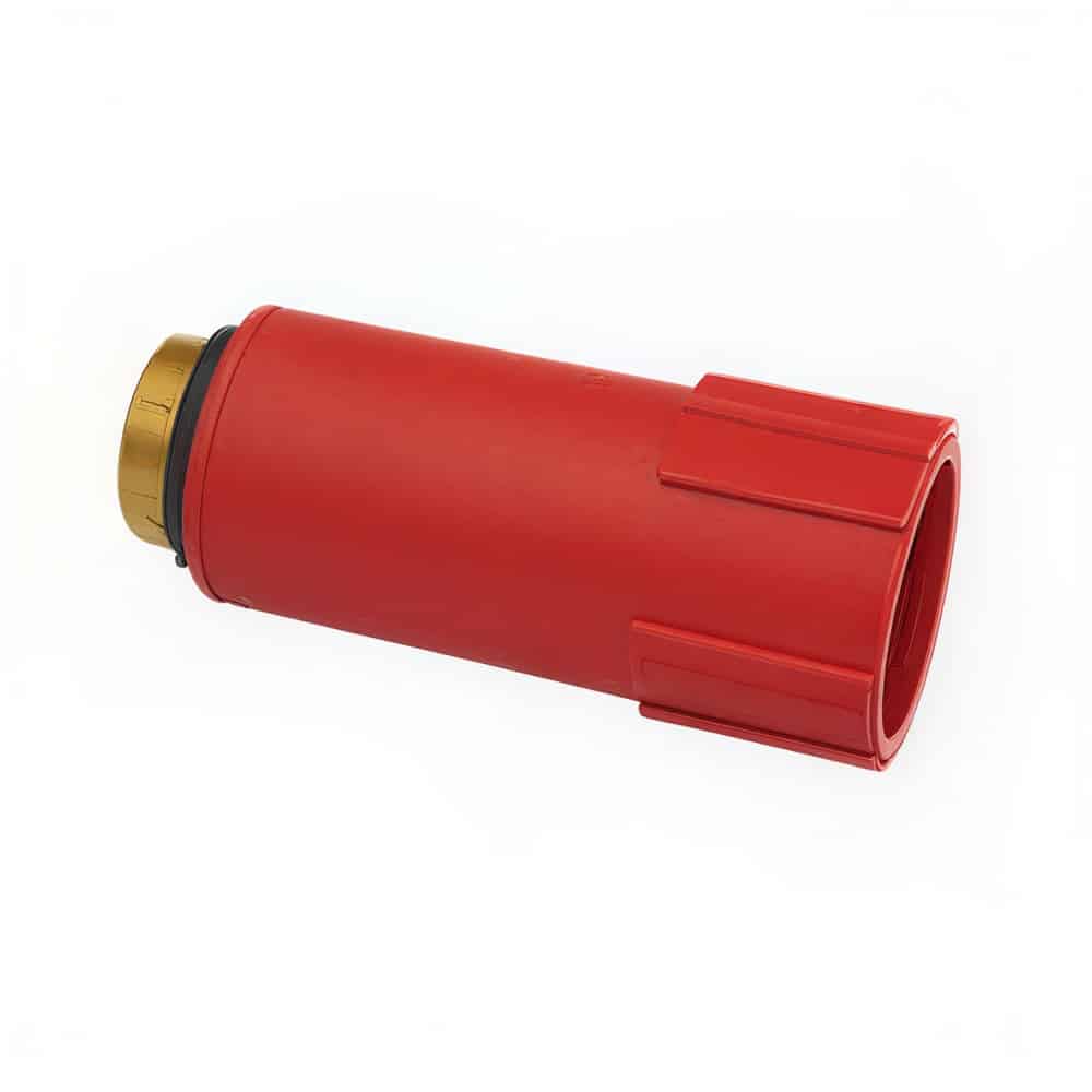 Flamco trykprøvestuds 1/2" plast blå messing gevind