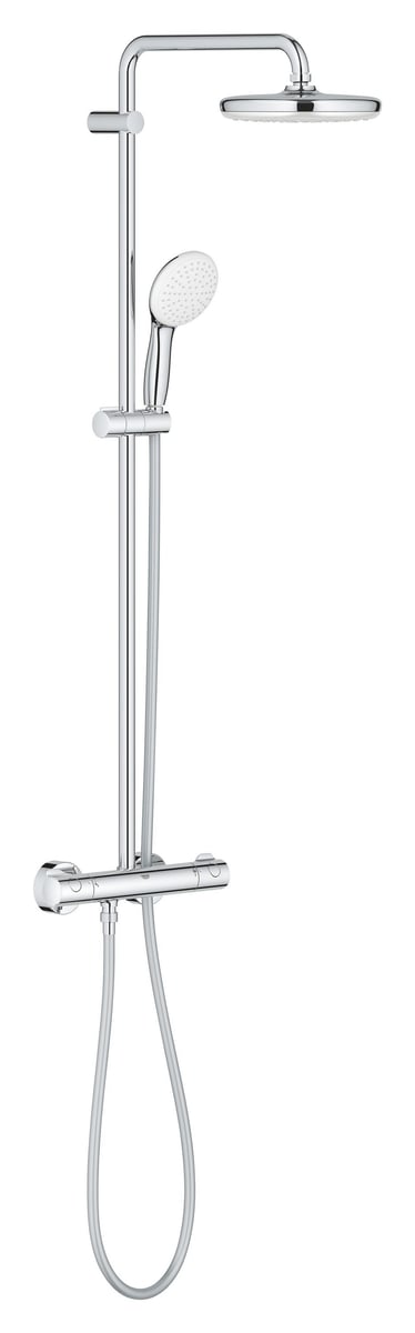 GROHE Tempesta 210 brusesystem med termostat til væg 8,5l krom