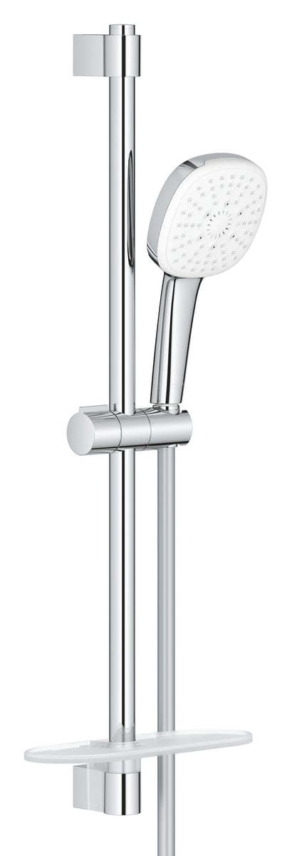 GROHE Tempesta Cube 110 III brusestangsæt 600mm med skål 8,4l krom