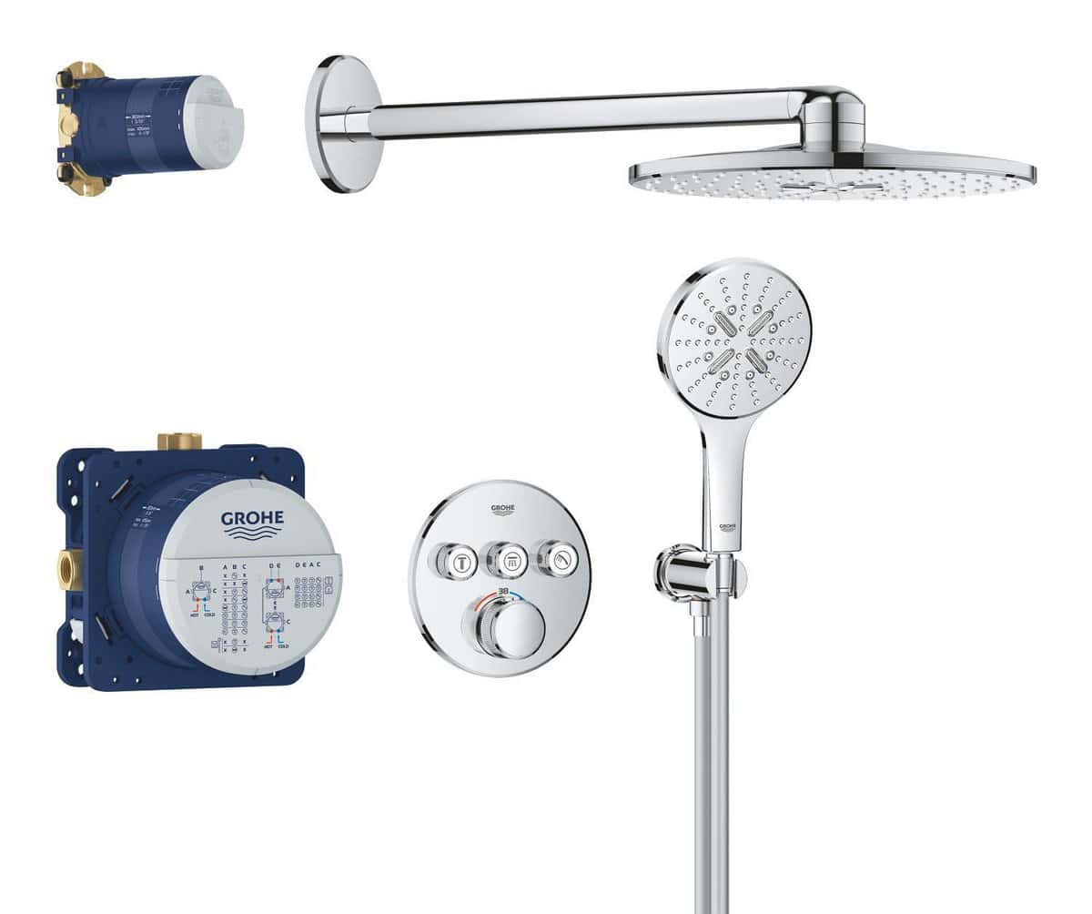 GROHE Grohtherm SmartControl 310 sampak indbyg 3SC rund krom
