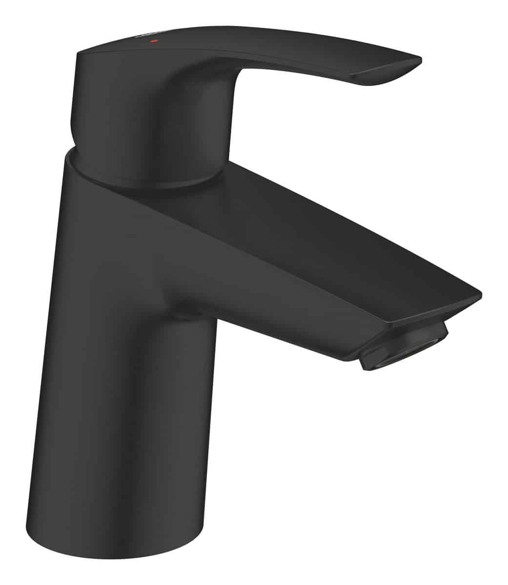 GROHE Eurosmart håndvaskarmatur vinkel S Push-Open bv mat sort
