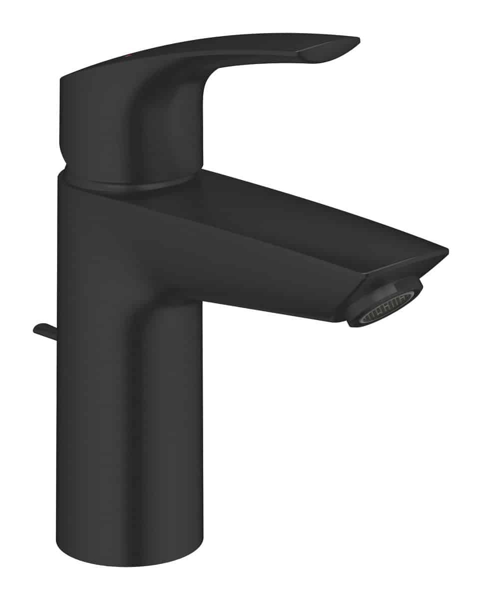 GROHE Eurosmart håndvaskarmatur S løft-op bv 5,7l 109mm mat sort