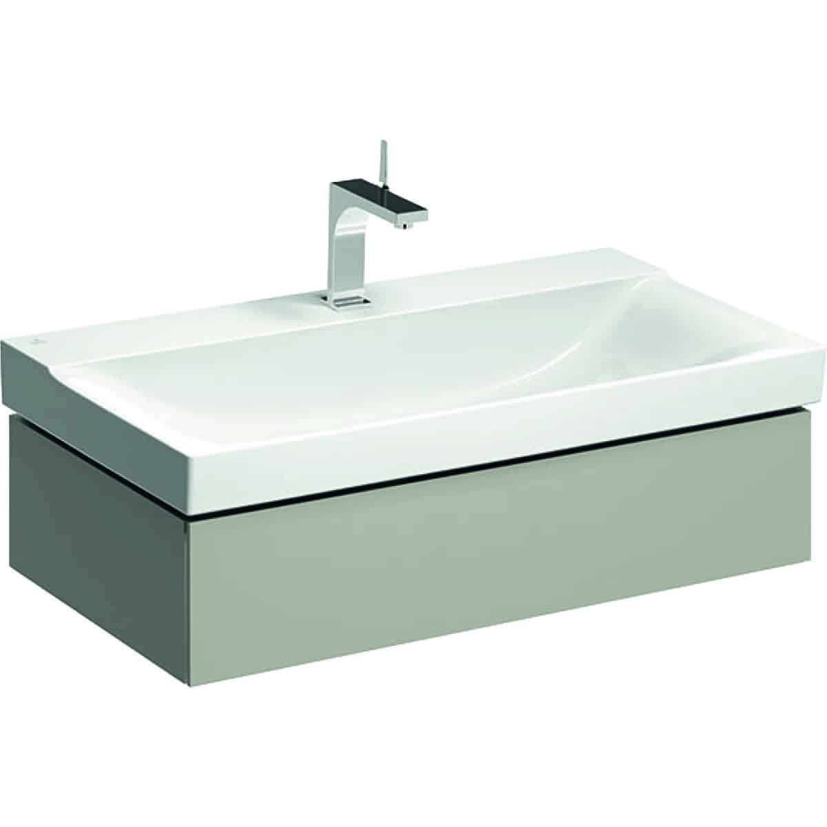 Geberit XENO2 vaskeskab 880x220x462mm m/skuffe greige spånplade lak 500.508.00.1