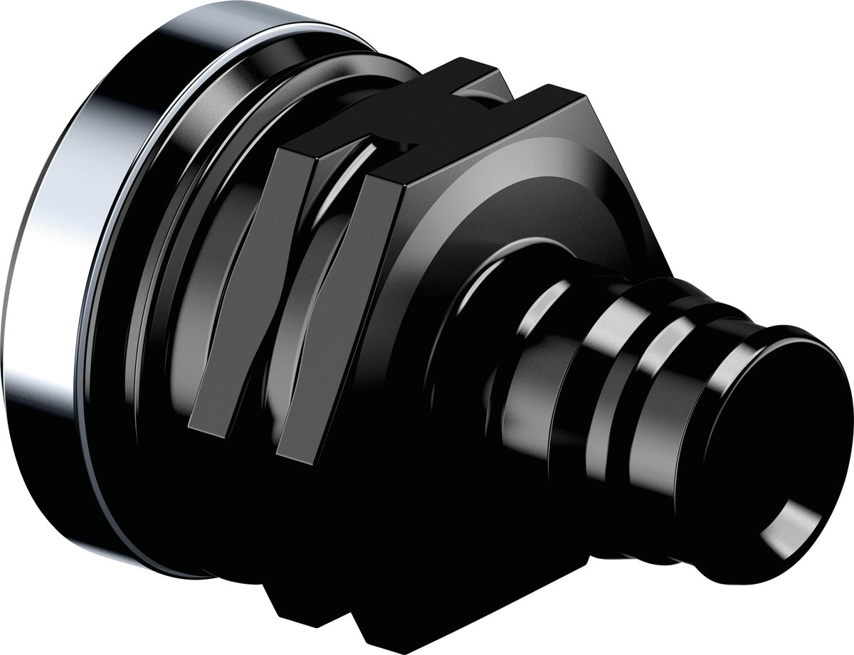 Uponor Q&E overgangsmuffe PPSU sort 20 mm x 3/4"