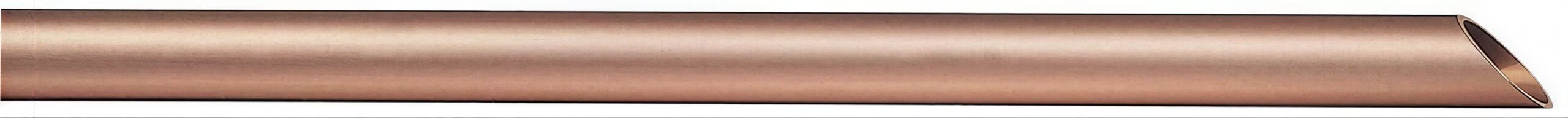 Kobberrør sanco hård 6x1.0 mm 5M