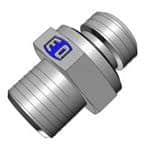 Lige indsk ge-08-lr-3/8ed omd fri/zink