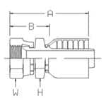 P48 gui jis hun 1/2"- 1/2" sl. 1fu48-8-8