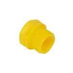 Threaded plug yellow r 3/4"x14mm