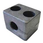 Hyd rørbærer let raar-325 25mm alu