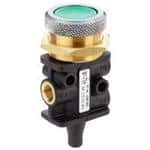 Manual valve g1/8" 3/2 nc shrouded green