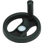 Håndhjul nylon blackm/eger shg130 16