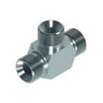 Hyd.t-stykke m-m-m 1/4"bsp udv gevind