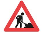 Vejskilt vejarbejde a39