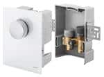 Oventrop unibox tq-rtl, hvid, glas