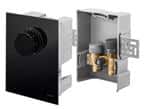 Oventrop unibox tq-rtl, sort, glas
