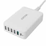 Deltaco usb ladestation med 6 porte