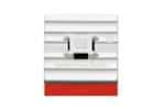 Sokkel til kabelbinder lim 28x28mm hv